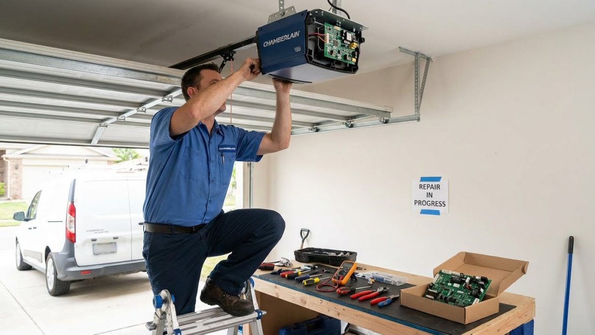 Chamberlain garage door opener repair